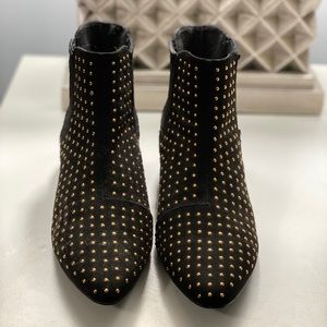 Black ankle booties
